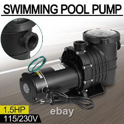 Swimming Pool Pump Motor 1.5HP 1100W Above Ground Pool Pump with Filter Strainer