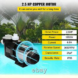 Swimming Pool Pump Motor SPA Pump Self-Priming 2.5HP 1850W