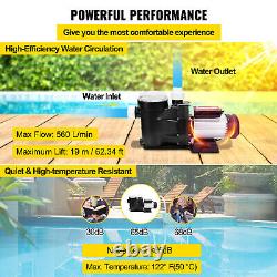 Swimming Pool Pump Motor SPA Pump Self-Priming 2.5HP 1850W