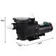 TECSPACE All New 1.5/2.0 HP 115V-230V Black In/Above Ground Swimming Pool Pump