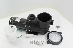 TOPWAY 2HP 110V Swimming Pool Water Pump 111GPM Filter Garden In Above Ground