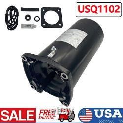 USQ1102 Pool Pump Motor 1HP 115/230V Square Flange Pool Pump Motor Up-Rated 48Y