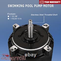 UST1152 Swimming Pool Pump Motor For Smith Century Hayward 1.5 HP, 115/230V