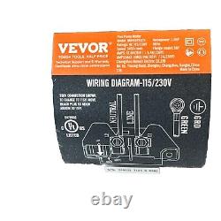 VEVOR 1.5HP Pool Pump Motor 115/230V HM16075LCb With 56Y Square Flange Unused