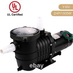 VEVOR 2HP Swimming Pool Pump Motor withStrainer Generic In/Above Ground 420L/Min