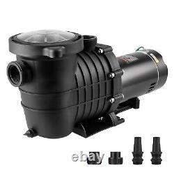 VEVOR Above Ground Swimming Pool Pump Single Speed 2 HP 110 GPM 110V / 240V