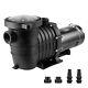 VEVOR Above Ground Swimming Pool Pump Single Speed 2 HP 110 GPM 110V / 240V