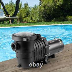 VEVOR Above Ground Swimming Pool Pump Single Speed 2 HP 110 GPM 110V / 240V