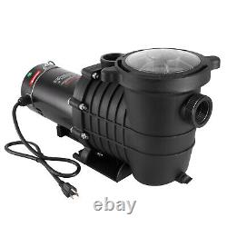 VEVOR Above Ground Swimming Pool Pump Single Speed 2 HP 110 GPM 110V / 240V