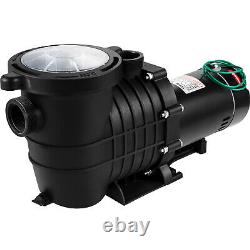 VEVOR Swimming Pool Pump 1HP Pool Pump 110/220V In/Above Ground Strainer 5544GPH