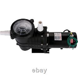 VEVOR Swimming Pool Pump 1HP Pool Pump 110/220V In/Above Ground Strainer 5544GPH