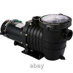 VEVOR Swimming Pool Pump 1HP Pool Pump 110/220V In/Above Ground Strainer 5544GPH