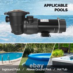 VINGLI Dual Speed Pool Pump 1.5 HP 115V Above Ground Swimming Pool 5400/2520GPH