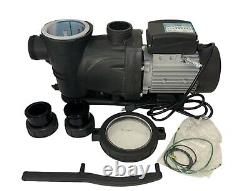 Vidapool 2 HP Pool Pump, 8120GPH, 115V, 2 Adapters, Powerful In/Above Ground