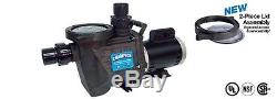 Waterway Champion Champs110 In-ground Swimming Pool Pump-1 Hp-115/230v