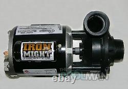 Waterway Iron Might 3410030-1E Circulating Pump 1/15th HP, 115 Volts with Unions