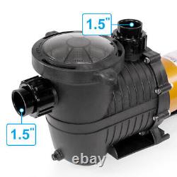 XtremepowerUS 1.5HP Inground Swimming Dual-Speed Pool Pump Large Strainer, 230V