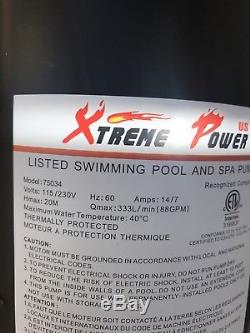 XtremepowerUS 1.5hp Inground Pool Pump 5280gph 75034