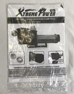 XtremepowerUS 2HP Variable Speed, 230V High Flo In-Ground Swimming Pool Pump