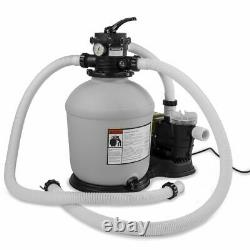 XtremepowerUS Above-Ground Swimming Pool 16 Sand Filter 3100GPH. 75hp Pool Pump