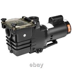 XtremepowerUS Swimming Pool Pump 1.0HP With Strainer Filter Pump In/Above Ground