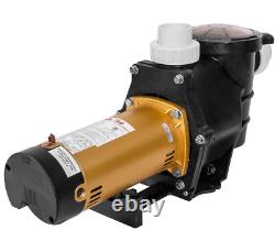 Xtremepowerus 2HP Self Prime In/Above Ground Swimming Pool Pump 2 NPT Fitting E